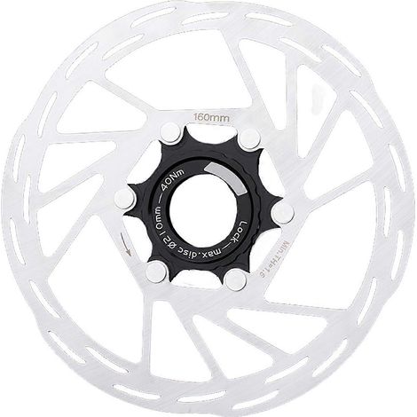 Disque de frein en acier de qualité supérieure pour vélos Versatiles Centerlock, pour une sécurité et une durabilité accrues. (1/4)