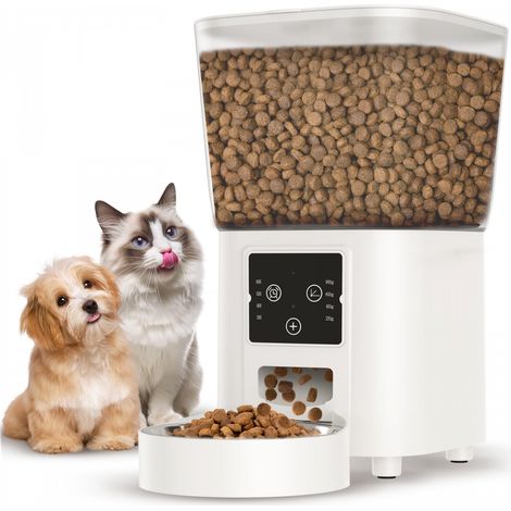 Distributeur automatique croquettes BEBANG 5,5 L pour chats chiens, programmable précis, pour chats chiens petite, moyenne grande taille et et et et (1/5)