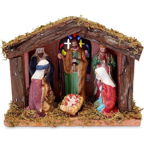 Santons de Noël pour crèche - Generic - Lot de 6 (1/5)
