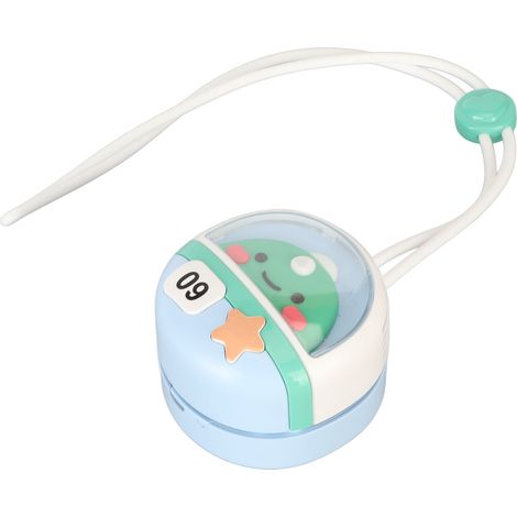 Niedlicher Nackenventilator mit 3 Geschwindigkeitsstufen, einstellbar, blattlos, leise, USB-Mini-Ventilator, tragbar, mit Trageband, für Zuhause, Büro und Reisen, Drachenmotiv (6,5 x 6,5 cm / 2,6 x 2, (1/5)