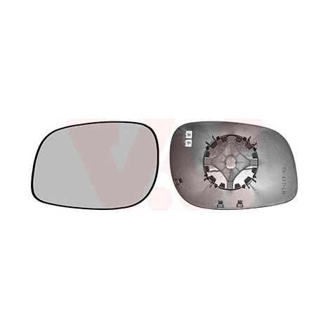 Verre de rétroviseur, rétroviseur extérieur VAN WEZEL 0248837 LAND ROVER