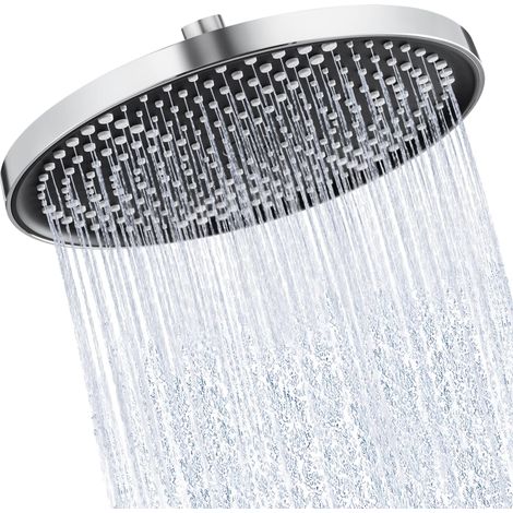 Pomme de Douche Ronde Salle de Bain - Pommeau Chrome Poli, J314S10-CH (1/5)