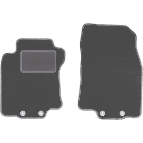 Alfombrillas delanteras para Renault Koleos II SUV (2016-) color grafito. (1/5)