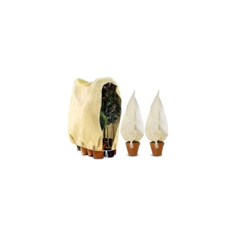 3 Pièces de protection hivernale des Plantes, protection des cultures d'Hiver Résistant, Réutilisable Antigel Kübelpflanzensack avec fermeture Éclair avec tirette pour l'Arbre de Palmiers, Olivier (10 (1/5)