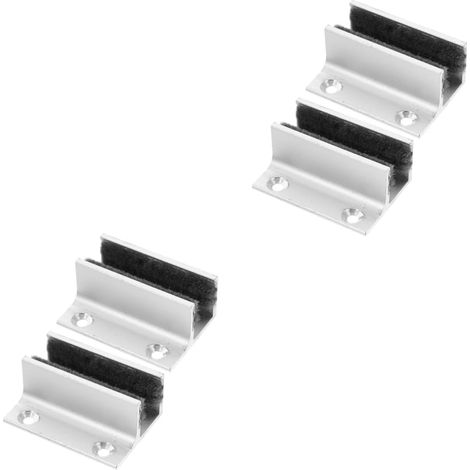 4 pcs guide de sol pour porte de grange coulissante (1/5)