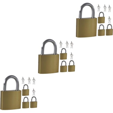Cadenas et clés Balacoo série 3 pour la sécurité des sacs à dos (1/5)