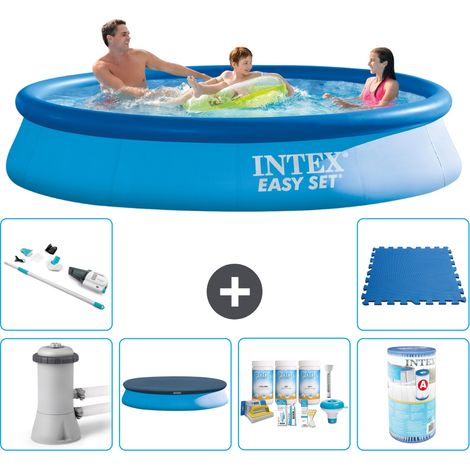 Intex Piscine Easy Set Ronde - 366x76 cm - 7-pièces S41051 (1/5)