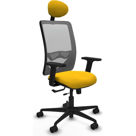 Silla de oficina piqueras y crespo Zulema gris soporte lumbar (1/2)