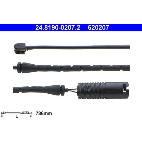 Contact d'avertissement, usure des plaquettes de frein ATE 24.8190-0207.2 BMW