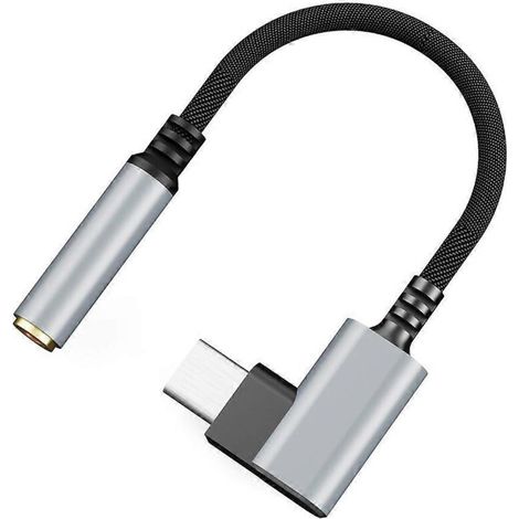 Adaptateur Audio Numérique Type C Femelle vers Jack 3,5mm pour Casque (1/4)