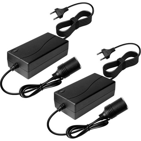 2 pièces transformateur alimentation 12 V, 5 A, adaptateur secteur universel, convertisseur DC stable, pour appareils électroniques domestiques et bureautique