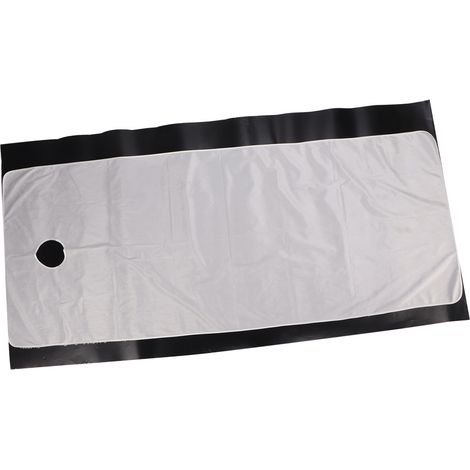 Drap de table de massage blanc, molleton épais en peluche courte, lit de soin professionnel pour spa et institut de beauté, équipement avec orifice (1/5)