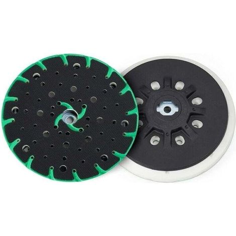 Plateau ponceuse 150 mm avec aspiration de poussière - Filetage de raccordement M8 - remplacement du festool plateau ponceuse, compatible avec le ponceuse excentrique 150mm bosch makita etc (1/5)