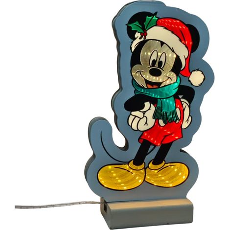 Infinity Light Topolino con Sciarpa 20CM Peraga Christmas