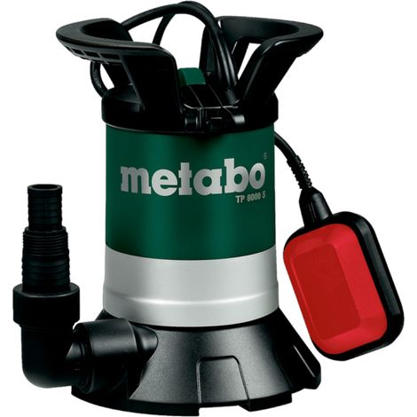 Metabo TP 8000 S Bomba sumergible agua clara 350 W 8000 l/h IP X8 ( 0250800000 )