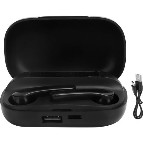 Casque Bluetooth TWS V20 Sport avec Contrôle Tactile et Stéréo Numérique - Noir (1/5)