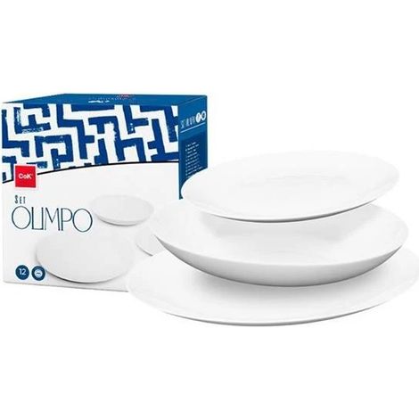 Teller-Set COK Olimpo 12 Teile für 6 Personen