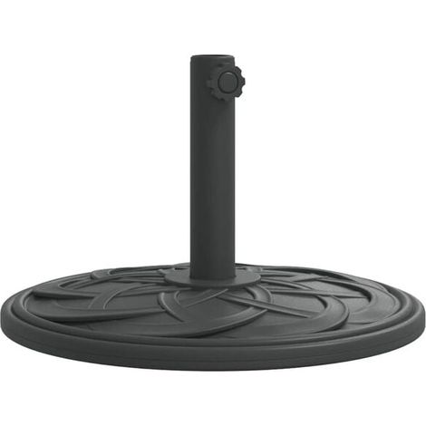 Base de parasol pour mâts Ø38 / 48 mm 12 kg rond (1/2)