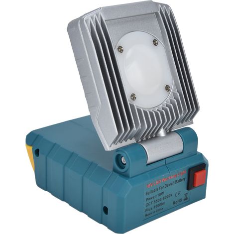 Lampe de travail LED 10W sans fil portable, lanterne d'urgence rechargeable pour camping avec batterie intégrée (1/5)