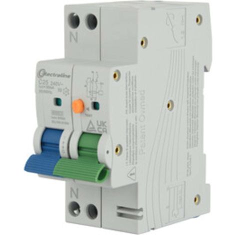 INTERRUTTORE DIFFER.MAGNETOTERMICO 25A 30MA A-C