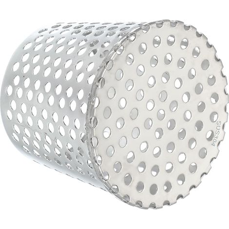 Gutter Protection Filter 3.5"-3", Termination Cap PVC Ventilation Grille Roof Cover Stainless Steel Conical Exhaust Pipe Cover Filter (1/5)