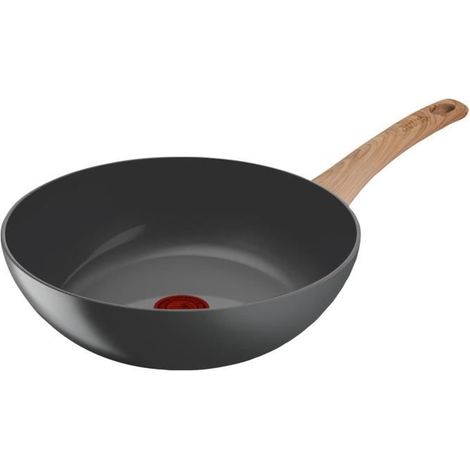 Wok - TEFAL - C4251913 - 28 cm - Todos los fuegos, incluida la inducción - Aluminio 100% reciclado