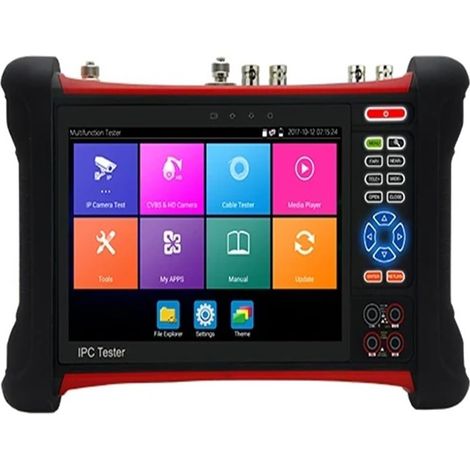 Testeur de vidéosurveillance prenant en charge la caméra IP Testeur De Caméra 7 Pouces X7, Moniteur De Vidéosurveillance 8mp Tvi Cvi Ahd Sdi Rj45 Tdr, Testeur De Câble Utp, Moniteur Vidéo Hd, Test De (1/5)