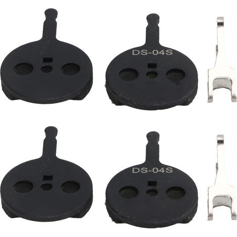 2 paires plaquettes de frein à disque semi-métalliques VTT avec ressort, pièces de réparation vélo pour cyclisme et randonnée (1/5)