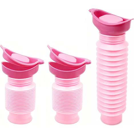 2 Pièces Urinoir Rétractable, 750 ML Durable Urinoir de Urgence (1/5)