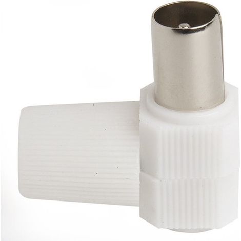 Connettore TV maschio angolato da 9,5 mm Simon Multimedia MU730844