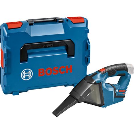 Bosch Akku-Sauger GAS 12V, Solo Version, mit Flachfaltenfilter, L-BOXX