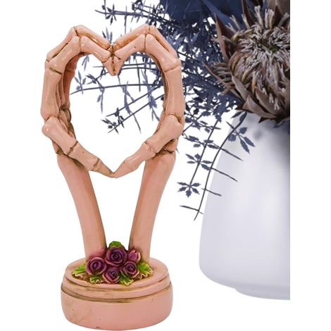Sculpture Halloween Main de Coeur - Statue Main d'Halloween (1/5)