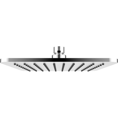 OMNIRES Slimline - Rociador de ducha, 20x20 cm, cromo/blanco WG220-OCRB (1/2)