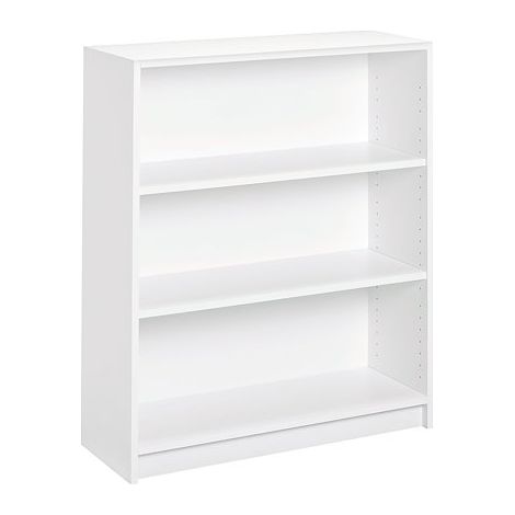 Étagère bibliothèque basse de bureau blanc - Maxiburo (1/3)