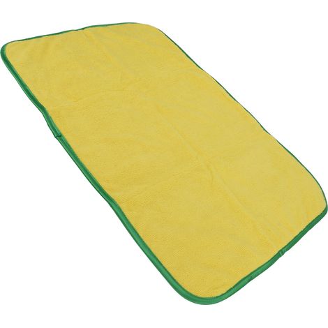 Serviette de lavage auto épaisse et absorbante, chiffon de nettoyage pour l'entretien automobile, 40 x 60 cm, bleu et jaune. (1/5)