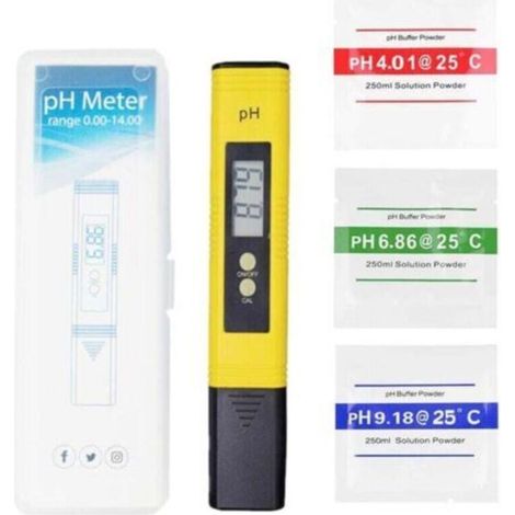 Stylo numérique PH Mètre, PH Testeur de qualité de l'eau Digital LCD Portable PH Mètre Numérique Plage de Mesure pour 0-14 PH 0,01 Ph, compteur pH Testeur Aquarium Fonction D'étalonnage Automatique (1/4)