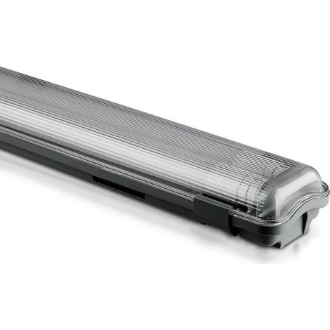 Réglette Avec 2 tubes LED 150cm 2X22W inclus IP65 VT-12022 - Blanc neutre - 4000K (1/5)