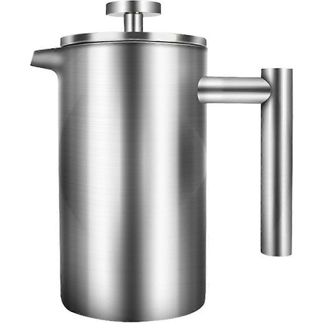 Cafetière à double paroi grande capacité, cafetière expresso, cafetière française, acier inoxydable 350 ml