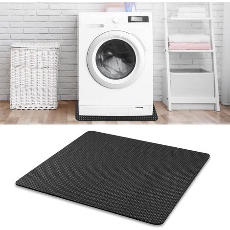Tapis de protection pour lave-linge 60x60 cm, tapis antidérapant et antivibration à double face, couverture pour lave-linge, tapis de sol pour réfrigérateur et sèche-linge (1/5)