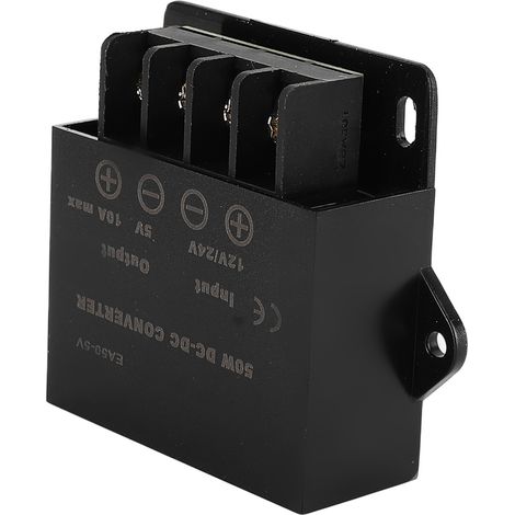 Ce convertisseur de tension 12V/24V vers 5V offre un rendement de conversion élevé et une excellente dissipation de chaleur, ce qui le rend adapté aux modules de transformateurs de tension automobiles (1/5)