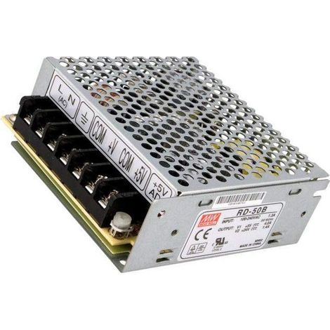Alimentation 2 sorties +5vdc +24vdc 53,6w Mw Rd-50b