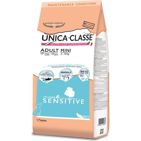 Unica Classe - Adult Mini Sensitive Dry - Tonno 2 kg