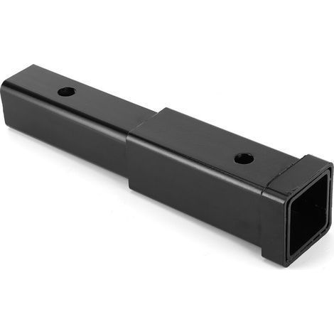Extension d'attelage de remorque 12 pouces Tube carré en acier pour rallonge de remorquage de 5 000 lb pour récepteur de classe 3/4 2 pouces (1/5)