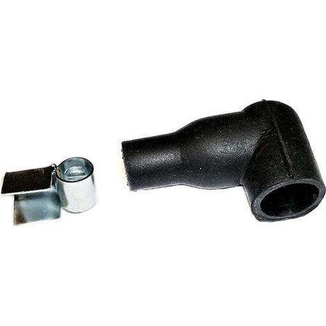 Antiparasitario / Conector de bujía de goma con pasador adaptable para motores Briggs & Stratton y otros (U)