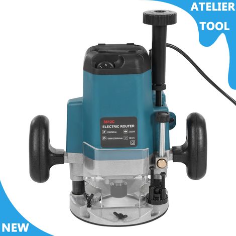 ATELIER 2200W Électrique Trimmer Machine de taille de rainure de bois 10000-23000RPM (1/5)
