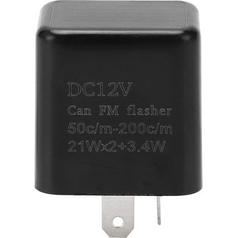 Relais Flash LED pour Automobile et Motocycle Haute Puissance Flasher Signal Lumière Direction DC 12V Régulé 3 Vitesses (1/5)