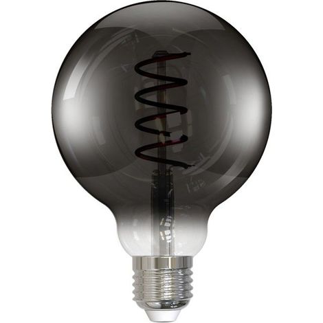 Ampoule filament LED - Globe G95 - Culot E27 - 4W (équiv. 15W) - Fumée, blanc très chaud