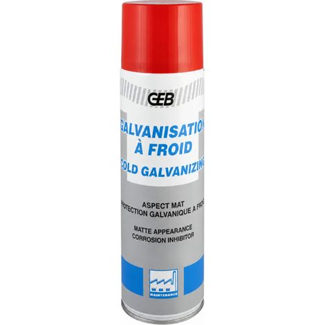 Trattamento antiruggine e anticorrosione, zincatura a freddo, Galvageb opaco, 650 ml