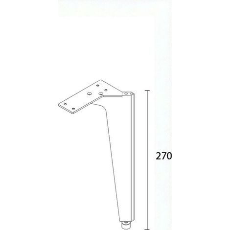 1x Fuß für Badezimmermöbel (CER-FeetB270)