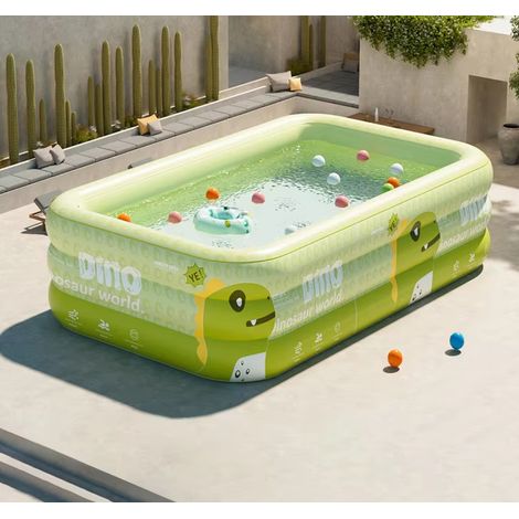 Piscine gonflable extérieure hors-sol pour enfants et adultes, idéale pour les loisirs et la détente en famille, piscine de jardin, 1,8 mètre. (1/5)